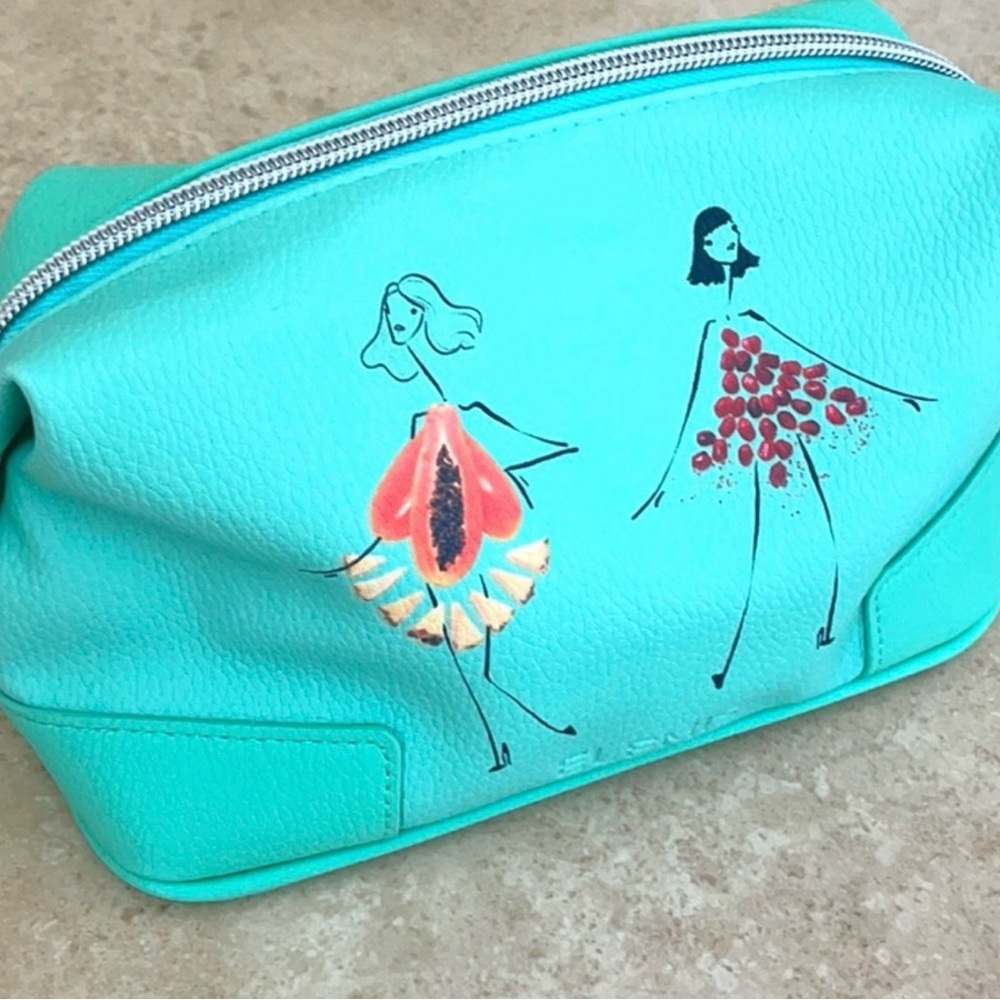 ELEMIS Cosmetic Case with Whimsical Artistic Design